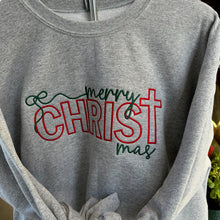 Load image into Gallery viewer, merry CHRISTmas Embroidery Crew