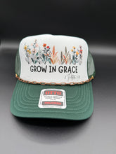 Load image into Gallery viewer, Grow in Grace Graphic Trucker Hat