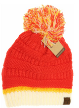 Load image into Gallery viewer, CC Beanie with Pom - Team Colored