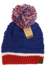 Load image into Gallery viewer, CC Beanie with Pom - Team Colored
