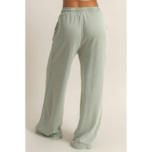 Load image into Gallery viewer, Wide Leg Drawstring Washed Sweatpants