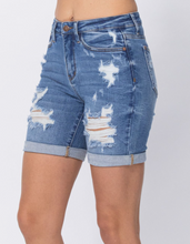 Load image into Gallery viewer, Judy Blue High Waist Mid-Length Shorts
