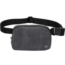 Load image into Gallery viewer, Nylon LuLa Shoulder Sling Belt Bag - Black Camo
