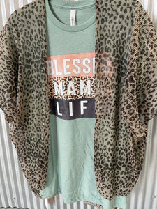 Leopard Print Light Weight Cover-Up