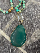 Load image into Gallery viewer, Jasper Drop Stone Necklace
