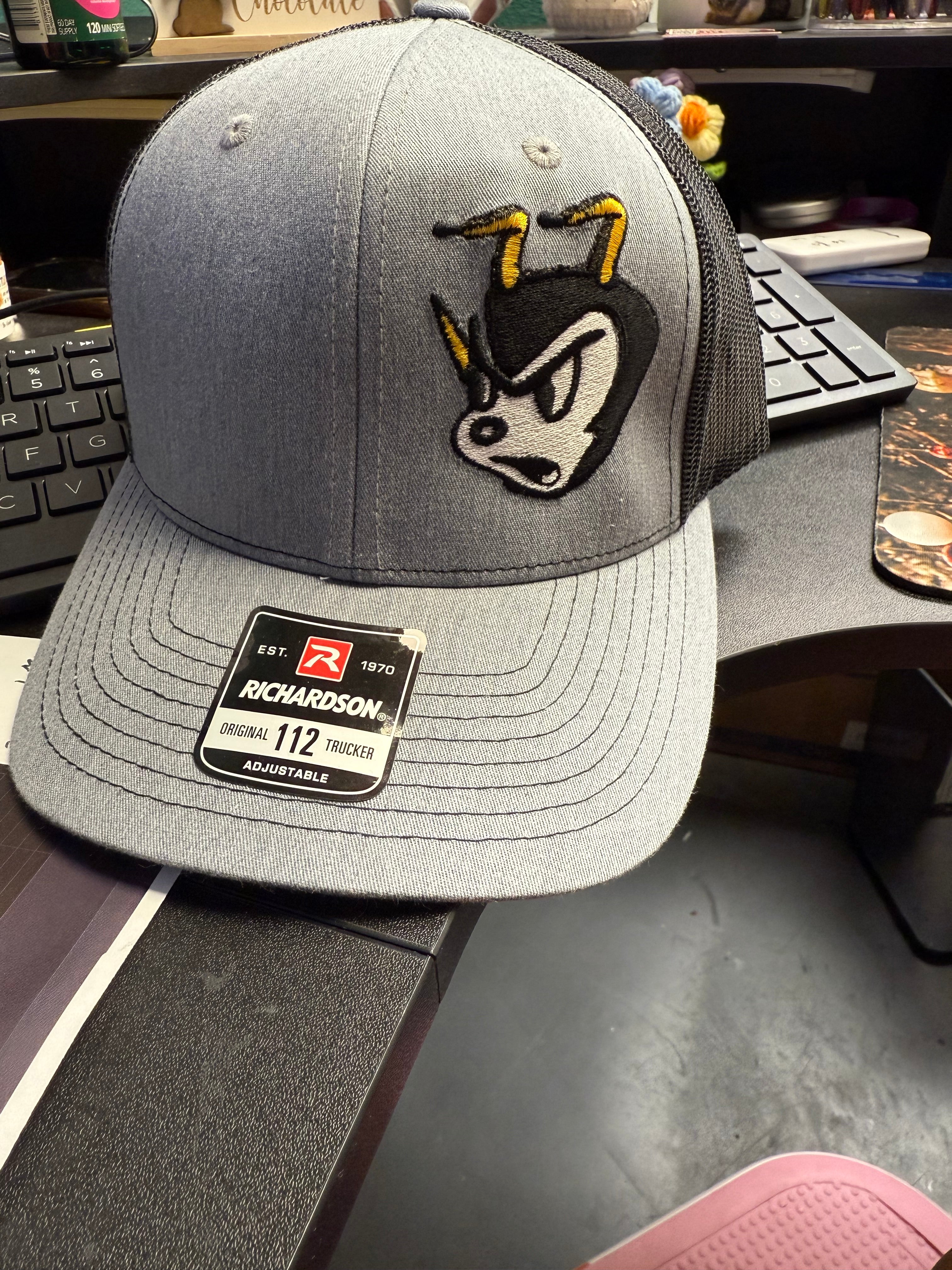 Yellowjacket Mascot - Head Embroidered Hat