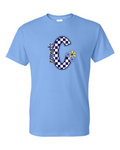 Checked C Tee