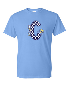 Checked C Tee