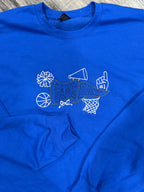 Game Day Basketball Pennant