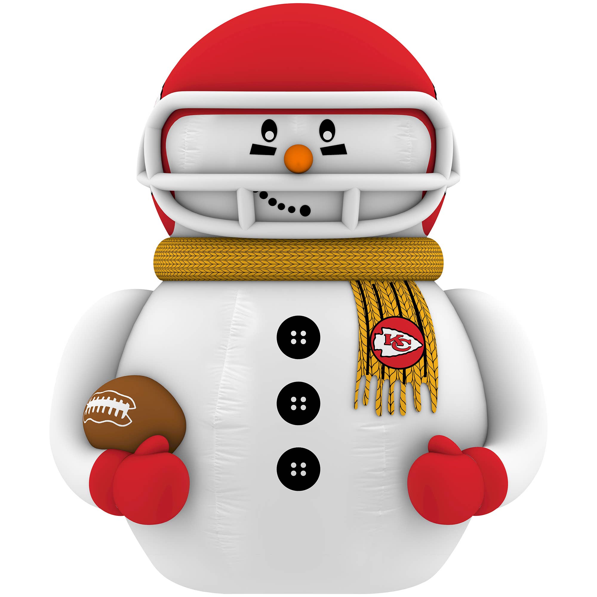 NFL Kansas City Chiefs Inflatable Snowman Player