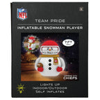 NFL Kansas City Chiefs Inflatable Snowman Player