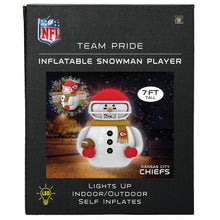 Load image into Gallery viewer, NFL Kansas City Chiefs Inflatable Snowman Player
