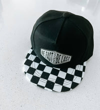 Load image into Gallery viewer, Be Fast or Be Last Checkered Hat
