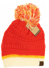 Load image into Gallery viewer, CC Beanie with Pom - Team Colored
