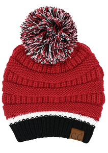 CC Beanie with Pom - Team Colored