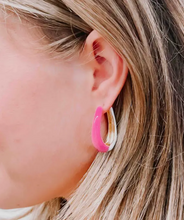 Load image into Gallery viewer, California Girl Hoop Earrings
