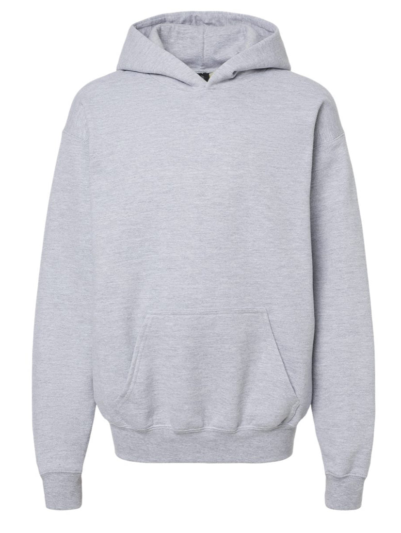 Gildan - Softstyle Youth Midweight Hooded Sweatshirt - Sport Gray - SF500B