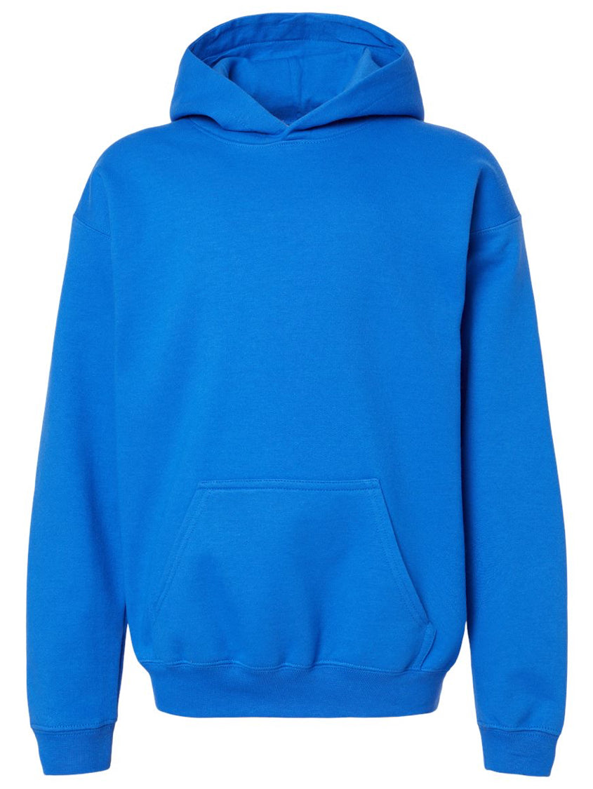 Gildan - Softstyle Youth Midweight Hooded Sweatshirt - Royal - SF500B