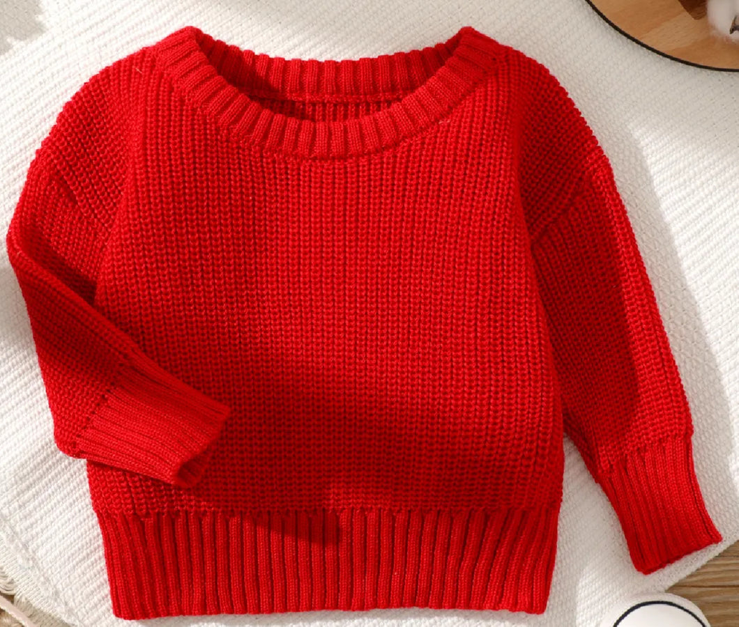 PatPat Youth Sweater - Red
