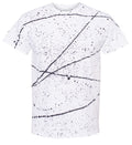 Gildan Dyenomite Splatter t - 200SL - Black/White