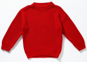 Sassy Kids Palace Sweater - Youth Red