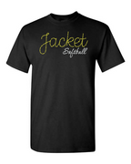 Yellowjacket Embroidered Softball Stitch Top