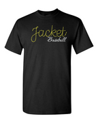 Yellowjacket Embroidered Baseball Stitch Top