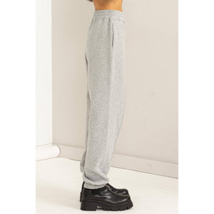 High-Waisted Pintuck Sweatpants