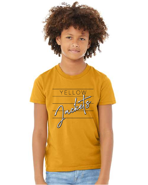 Yellow Jackets Skinny Lined