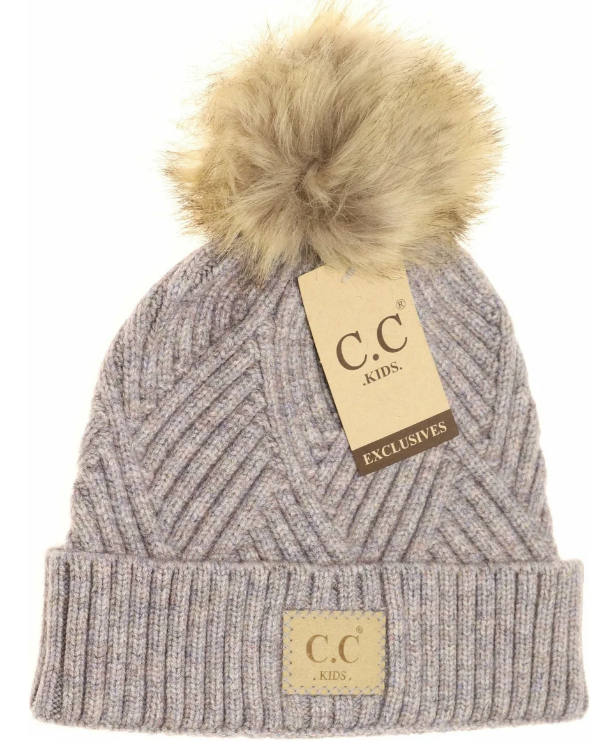 CC- Heathered Beanie- KIDS