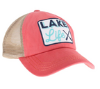 Lake Life Patch C.C High Pony Criss Cross Ball Cap