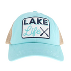 Lake Life Patch C.C High Pony Criss Cross Ball Cap