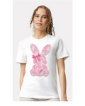 Pink & White Lace Bunny