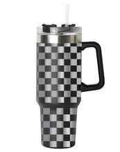 Load image into Gallery viewer, Checkered Quencher Tumbler 40 oz
