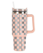 Load image into Gallery viewer, Checkered Quencher Tumbler 40 oz
