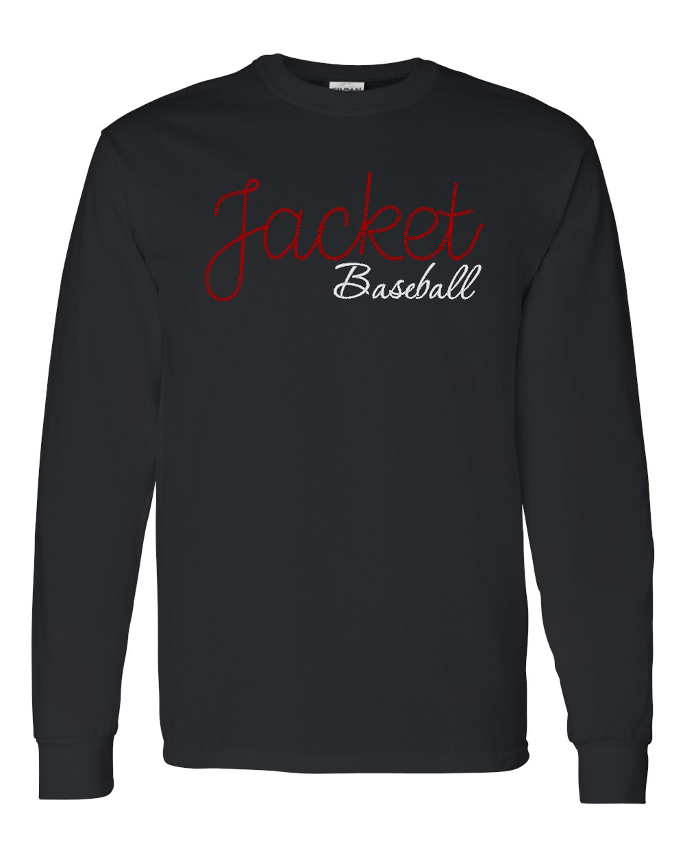 Yellowjacket Embroidered Baseball Stitch Top