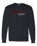 Yellowjacket Embroidered Softball Stitch Top