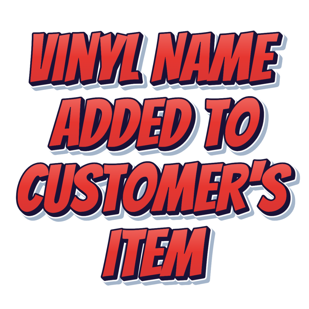 Custom Vinyl on Customer's Item