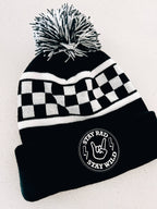 Stay Rad Stay Wild Checkered Beanie
