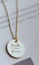 Load image into Gallery viewer, Be Lifted Disc Pendant Necklace
