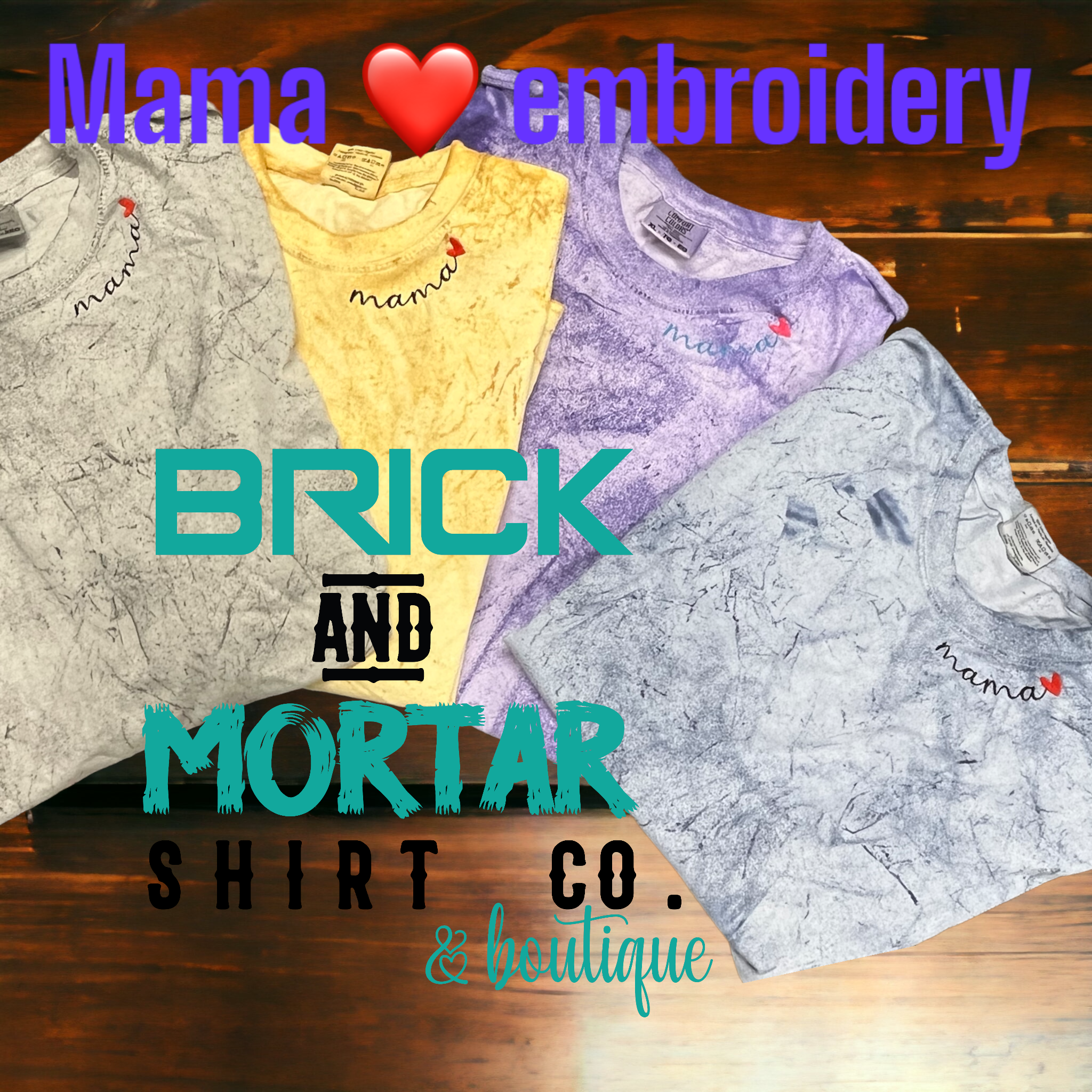Mama Collar Embroidery