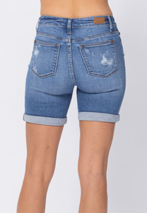 Judy Blue High Waist Mid-Length Shorts