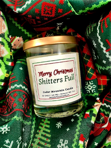 Christmas Vacation Inspired Candle "Merry Christmas"