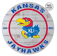 Load image into Gallery viewer, Kansas Jayhawks 20x20 Outdoor Round
