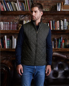 Unisex Vintage Diamond Quilted Vest