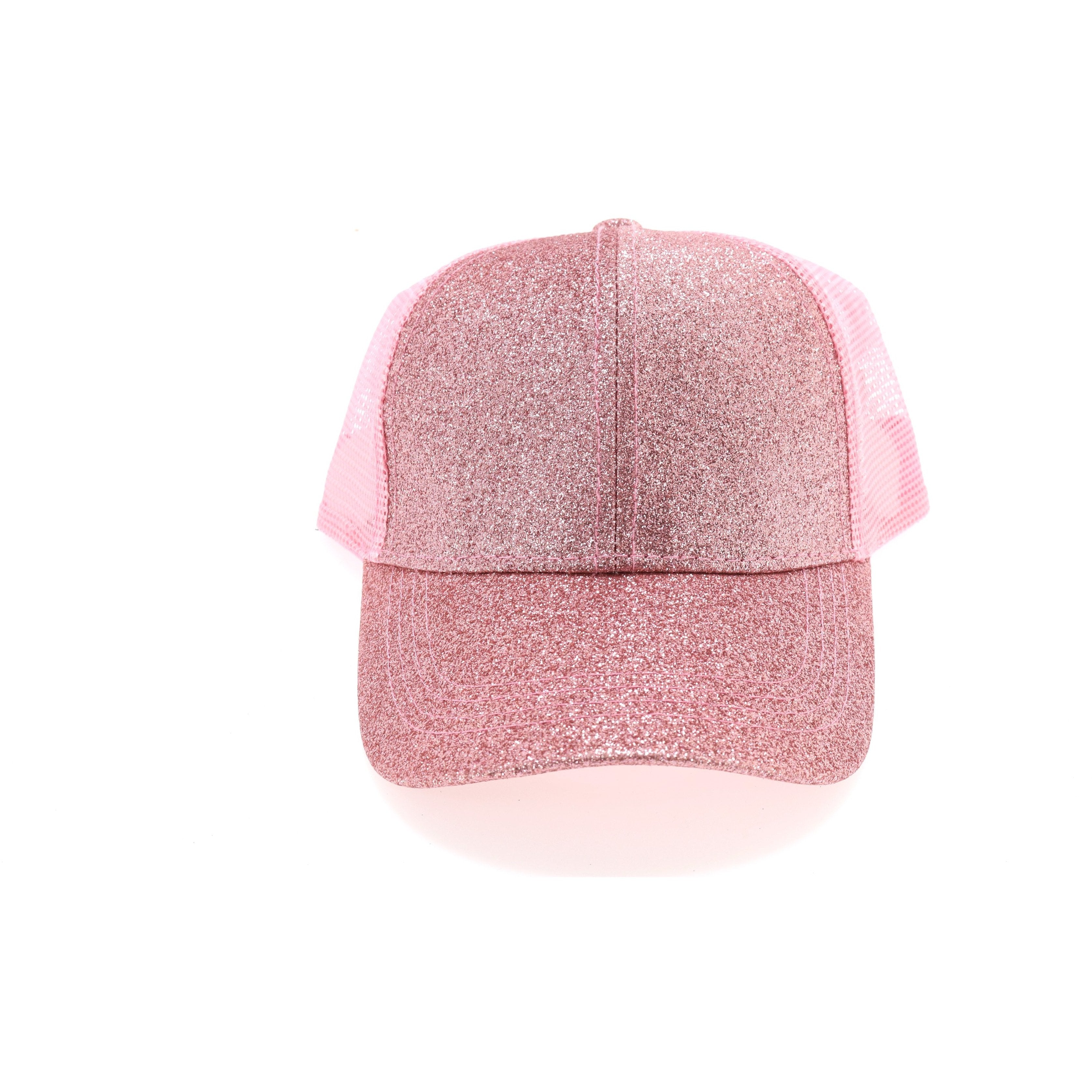 CC GLITTER PONYTAIL CAP
