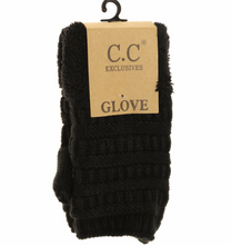 Load image into Gallery viewer, CC Beanie -Fingerless Sherpa Lined Gloves
