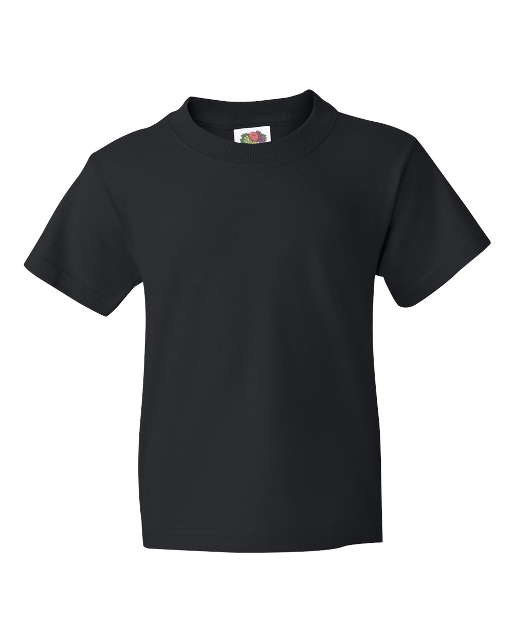 Fruit of the Loom Black HD Cotton TS 3930R