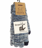 CC Beanie -Ribbed Lined Smart Tip Glove