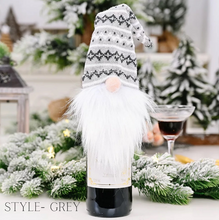 Load image into Gallery viewer, Holiday Gnome Wine Toppers
